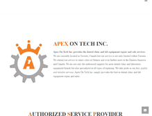 Tablet Screenshot of apexontech.com